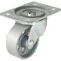 Shepherd Hardware 9176 2-1 2-inch Cast Iron Swivel Plate Caster 175-lb Load Capacity 