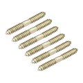 10x40mm Hanger Bolts 6pcs Double Ended Self-tapping Thread Wood To Dowel Screws For Connecting 