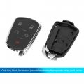 X Autohaux Car Replacement Key Fob Shell Case Hyq2ab For Cadillac Srx Ats Cts Ct6 4 Button Black