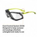 3m Safety Glasses Solus Ccs Series Ansi Z87 Scotchgard Anti-fog Coating Clear Lens Corded Ear Plug Control System Removable