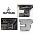 G-plus Headlights Headlamps Cover Compatible With 2015 2016 2017 Ford F150 Left Right Smoky Fo2502335 Fo2503335 Fo2502344