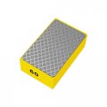 1 Pcs Diamond Hand Pad Sanding Block Sharp Glass Grinding Polishing Foam Backing Hand-held For Marble Tile Ceramics 60 