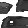 Auto Dynasty Vo1038111 Front Fog Light Cover Compatible With Volvo Xc60 2018-2021 Driver Left Side Smooth Chrome Black