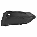 Auto Dynasty Vo1038111 Front Fog Light Cover Compatible With Volvo Xc60 2018-2021 Driver Left Side Smooth Chrome Black