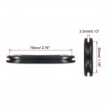 Uxcell Wire Protector Oil Resistant Armature Oval Rubber Grommets 30x70mm Mounting Dia 10pcs
