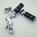 Xkh Group Motorcycle Chrome Footrest Foot Pegs With 1 4 Clamps For Suzuki Vl1500 Vl800 Vz800 Vl125 Vl250 Vs1400 Vz1500 Intruder