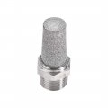 Uxcell Exhaust Muffler Pt 3 8 Male Thread Sintered Stainless Steel Breather Pneumatic Air