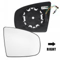 Uxcell Car Right Passenger Side Heated Mirror Glass Replacement W Backing Plate For Bmw X5 2007-2011 X6 2008-2011 No