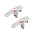 Side Marker Light Assembly Pair For Mitsubishi Outlander 2011 To 2020 Capa Certified With Bulbs Replaces Mi2570103 8351a039 