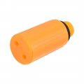 Uxcell Air Compressor Oil Connector Spare Parts 1 8bsp Male Thread Dia Orange Plastic Nonslip Handle