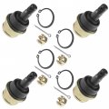 Caltric 4 Lower And Upper Ball Joints Compatible With Can-am Renegade 500 4x4 Efi 2008 2009 2010 2011 2012