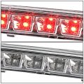 Auto Dynasty High Mount Chrome Housing Led 3rd Third Rear Brake Light Lamp Compatible With Pathfinder 93-95
