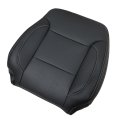 Driver Passenger Bottom Top Lean Back Replacement Perforated Leather Seat Covers And Foam Black For Chevy Silverado Gmc Sierra 
