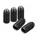Ball Point Set Screws 5pcs M12 X 25mm High Carbon Steel Metric Spring Hex Socket Grub Screw 