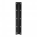Uxcell Corner Brace Angle Bracket Fastener Stainless Steel L Shape 25mmx25mmx200mm Black With Screws 1 Pcs