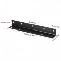Uxcell Corner Brace Angle Bracket Fastener Stainless Steel L Shape 25mmx25mmx200mm Black With Screws 1 Pcs