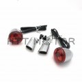 Httmt Mt224-017r- Motorcycle Heavy Billet Aluminum Rear Turn Signal Light Indicator Compatible With 1992-2016 H-d Sportster Xl