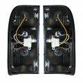Tail Light Rear Brake Lamp Assembly Clear Red Halogen For 2001-2004 T-acoma Passenger And Driver Side Outer Replacement Pair