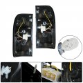 Tail Light Rear Brake Lamp Assembly Clear Red Halogen For 2001-2004 T-acoma Passenger And Driver Side Outer Replacement Pair