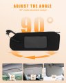 Ocpty Sun Visor Fit For Chevrolet Corvette C5 1997 1998 1999 2000 2001 2002 2003 2004 With Sunroof Black Left Right Sides