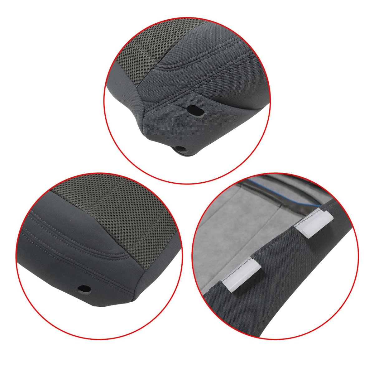 Driver Side Bottom Replacement Cloth Seat Cover Medium Slate Gray E5dd For Jeep Wrangler Sahara Rubicon Sport 2007 Front Custom