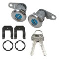 Door Lock Kit-door Key Cylinder Tumbler Set 2 Keys For 77 F350 Xlt