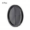 Uxcell Rubber Grommet Round Double-sided Mount Dia 120 Mm Id 110 For Wire Protection 4pcs
