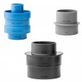 Dust Right Stacking Port Apter Set 3-piece A Interchangeable Vacuum For Collection Hose Tools A Glass Reinforced Polypropylene