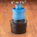 Dust Right Stacking Port Apter Set 3-piece A Interchangeable Vacuum For Collection Hose Tools A Glass Reinforced Polypropylene