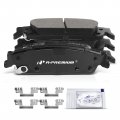 A-premium Rear Ceramic Disc Brake Pads Set Compatible With Select Cadillac Chevy And Gmc Models Escalade Esv Silverado 1500 Ld