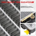Dpi 2438 Factory Style 1-row Cooling Radiator Compatible With Chrysler Cirrus Sebring Dodge Stratus Mitsubishi Eclipse 4l 2 7l
