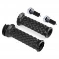 7 8 Inch Motorcycle Universal Rubber Black Brown Handlebar Hand Grip Bar End For Cafe Racer Bobber Clubman Custom Grip 