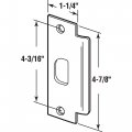Prime-line U 11450 Door Strike Stainless Steel Commercial Asa Matte Black Finish Single Pack