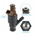 Uxcell 2 Holes Fuel Injectors Injection Valve For Bmw 318i 9l 1994-1998 318ti 1 1996-1999 No 13641247196