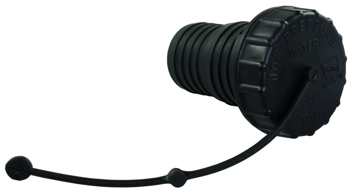 Jr Products 222 224bk-a Black Cap Strap Spout