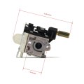 Carburetor For Zama Rb-k84 Rbk84 Z011-120-0610-a Z0111200610a Trimmer Engines With Gasket And Primer Bulb