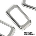 Chrome Plastic Rocker Switch Trim Bezel For Freightliners Kenworths Using Switches Peterbilt 3pcs