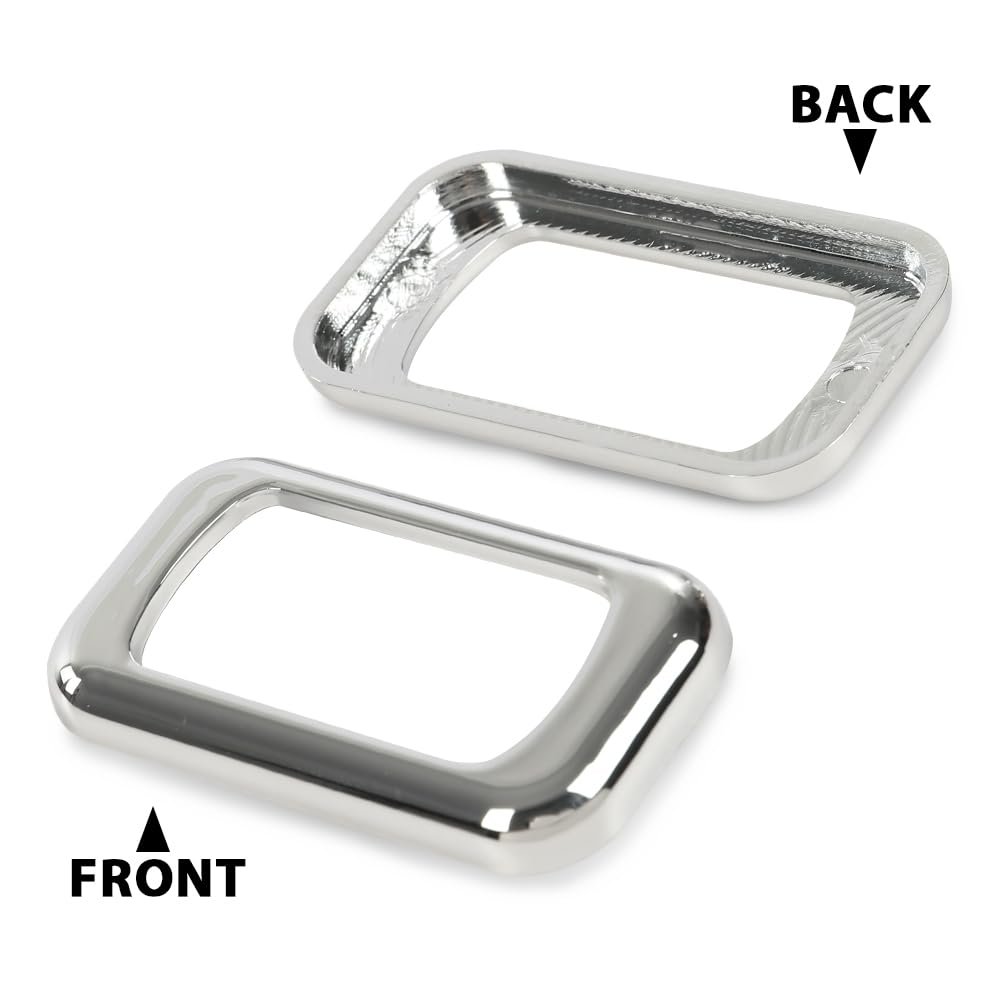 Chrome Plastic Rocker Switch Trim Bezel For Freightliners Kenworths Using Switches Peterbilt 3pcs