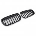 Topteng Pair Front Kidney Grille Grill For Bmw F48 F49 X1 X-series 2016 Matte Black 