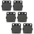 Front And Rear Brake Pads Set For Honda Trx 300ex400ex Trx 400x Fa84 Yamaha Yfm 350 660 Raptor 6 Piece Semimetal 25m5857x6 