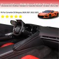 Sekhyna Gear Shift Panel Side Cover Trim 1pcs Compatible With Corvette C8 Stingray 2020-2023 Center Console Frame Molding