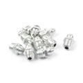 Uxcell 8mm X 1mm Gold Tone Male Thread Straight Hydraulic Grease Nipples 10pcs