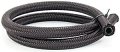 Jegs Pro-flo 350 Series Black Nylon Braided Hose -6 An 20 Feet Long High-tensile Fiber Outer Shell Seamless Nitrile Inner Tube 