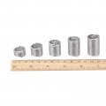 Uxcell Wire Thread Inserts 5 8-11 Unc 1 0d 304 Stainless Steel Helical Type Coiled Screw Repair Threaded Sleeve Sheath 5pcs