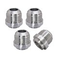 An10 Weld On Bung Aluminum Male Flare Weldable Fuel Tank Fitting Jic-10 An 7 8-14 Thread Hose Adapter Connector 4 