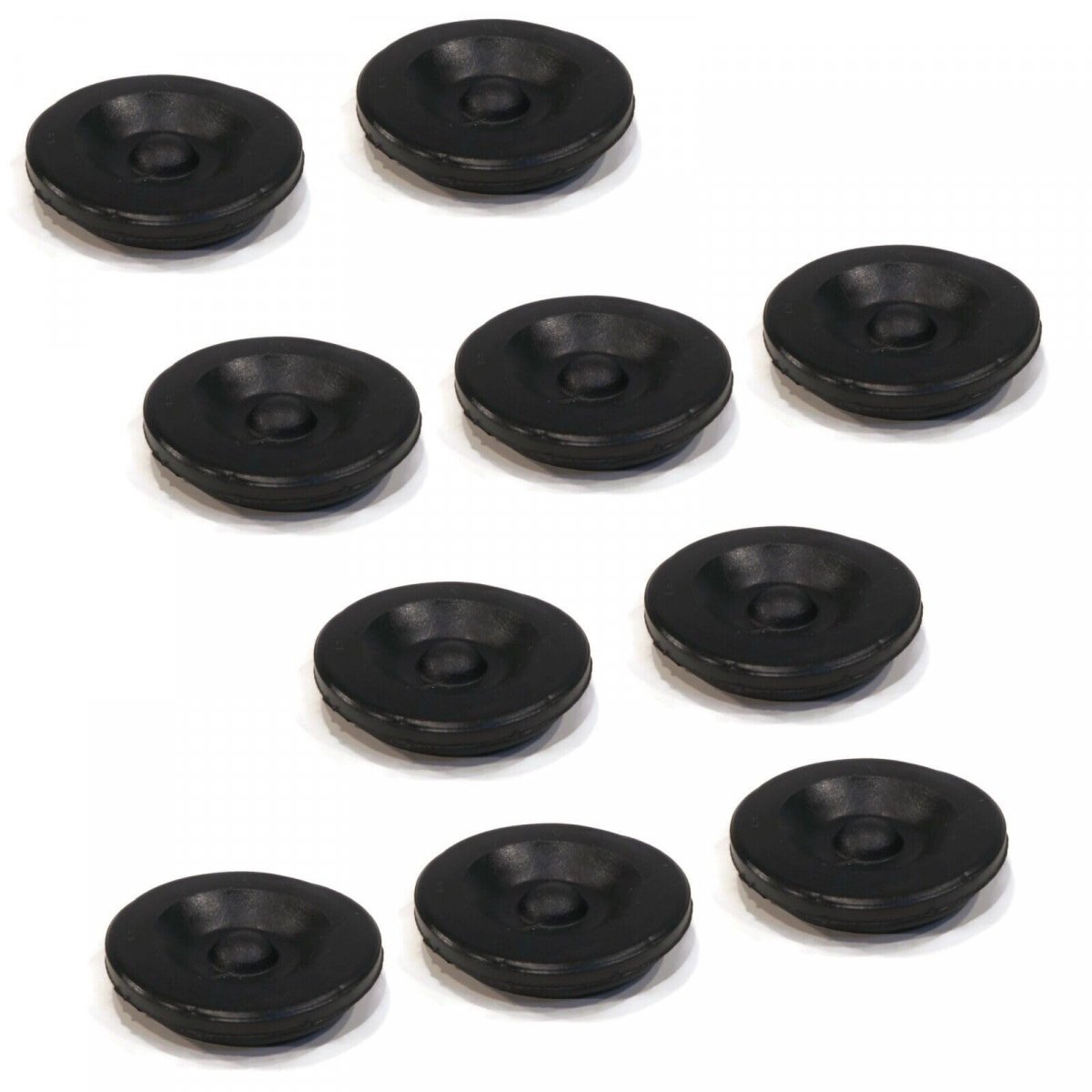 The Rop Shop Pack Of 10 Black Rubber Grease Plug Hub Dust Caps For Al-ko Trailer Camper Rv Axle