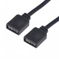 Uxcell Argb Shunt Cable With 3p Connector For 5050 3528 Led 1 To Female 50cm 3 Set