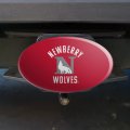 Newberry College Wolves Logo Oval Tow Hitch Cover Trailer Plug Insert 2