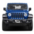 Jeep Grill Logo Hawaii Flower Graphic Brush Silver Aluminum License Plate 12 In X 6 Universal Fit Official Licensed Product