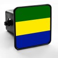 Durable Trailer Hitch Cover Flag Of Gabon Gabonese 